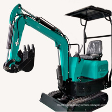 China Mini Excavator 1.2t Small Digger 1.2ton Excavator With Rubber Track